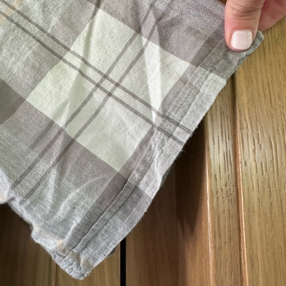 Barbour Plaid Short Sleeve Button Down / Extended Size / 3XL / Regular Fit - Picture 6 of 11